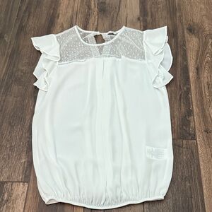 Silvian Heach flutter sleeve top